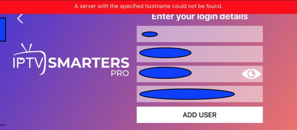 problème de connexion