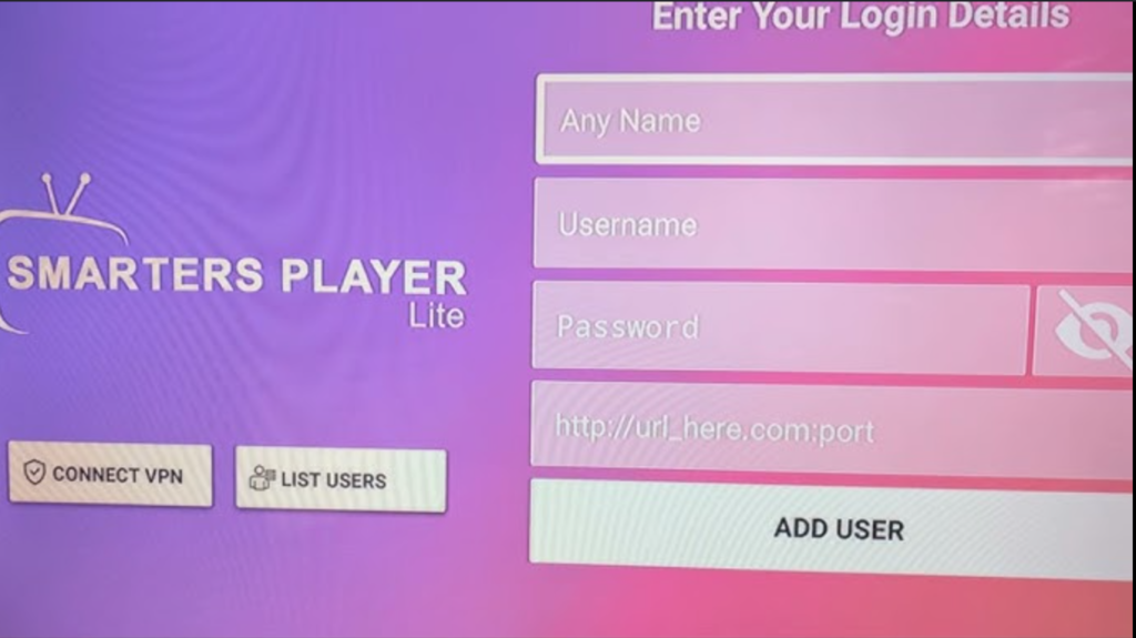 connexion avec xtream code